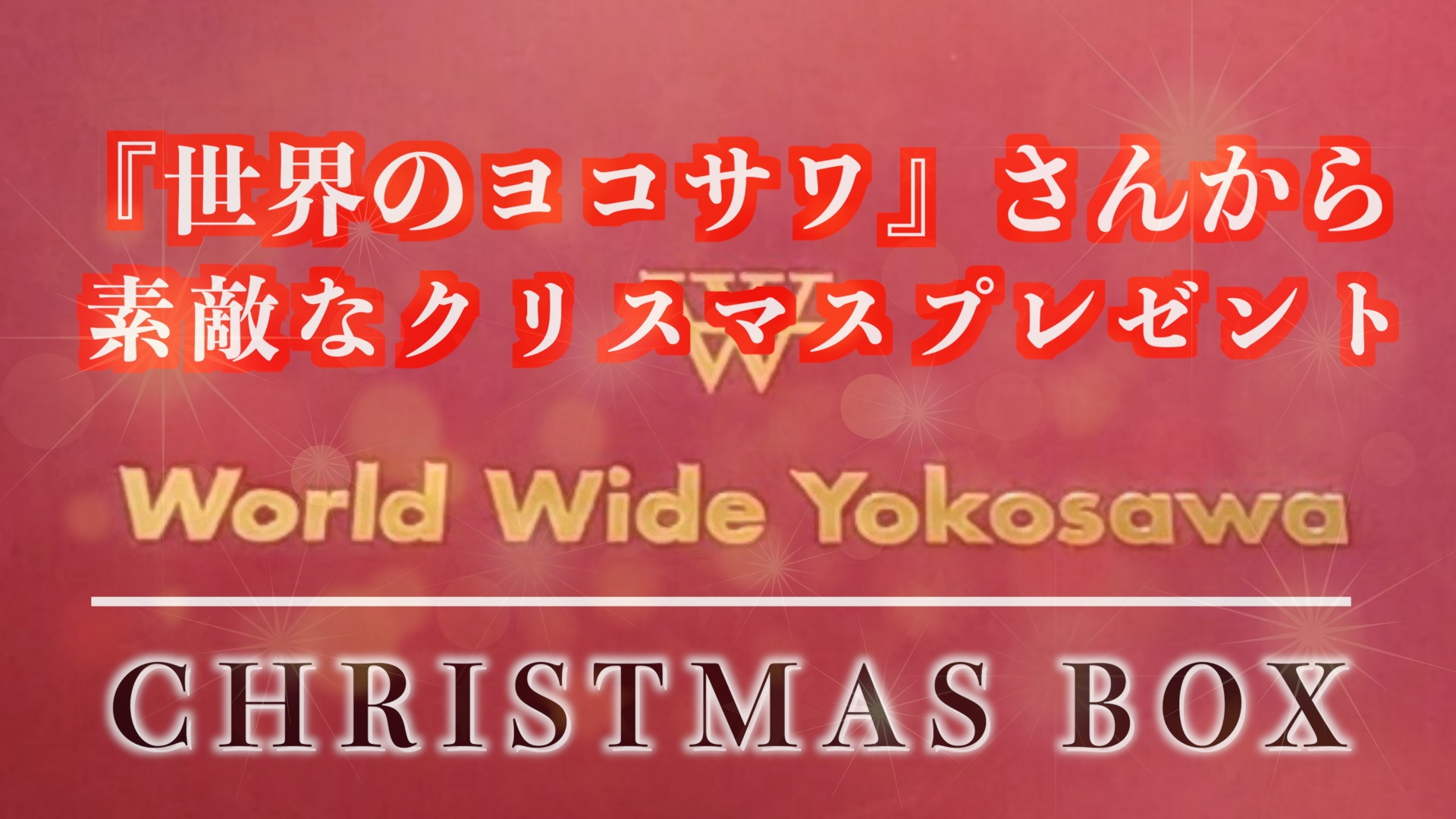 「世界のヨコサワ」クリスマスボックスのアイキャッチ画像